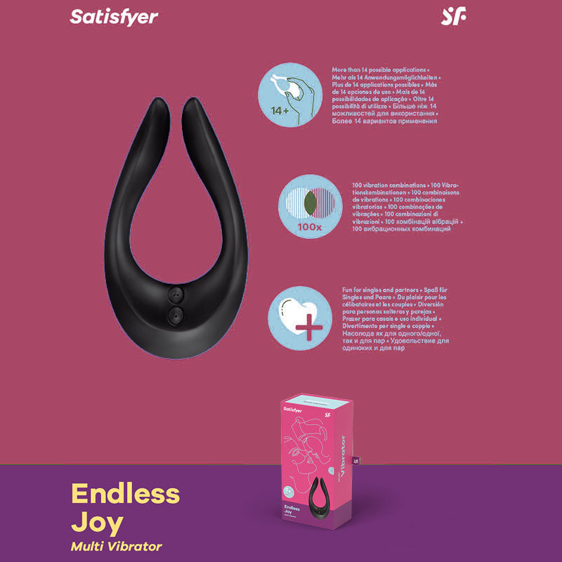 Satisfyer Endless Joy – Versatile Couples Vibrator with 3 Powerful Motors