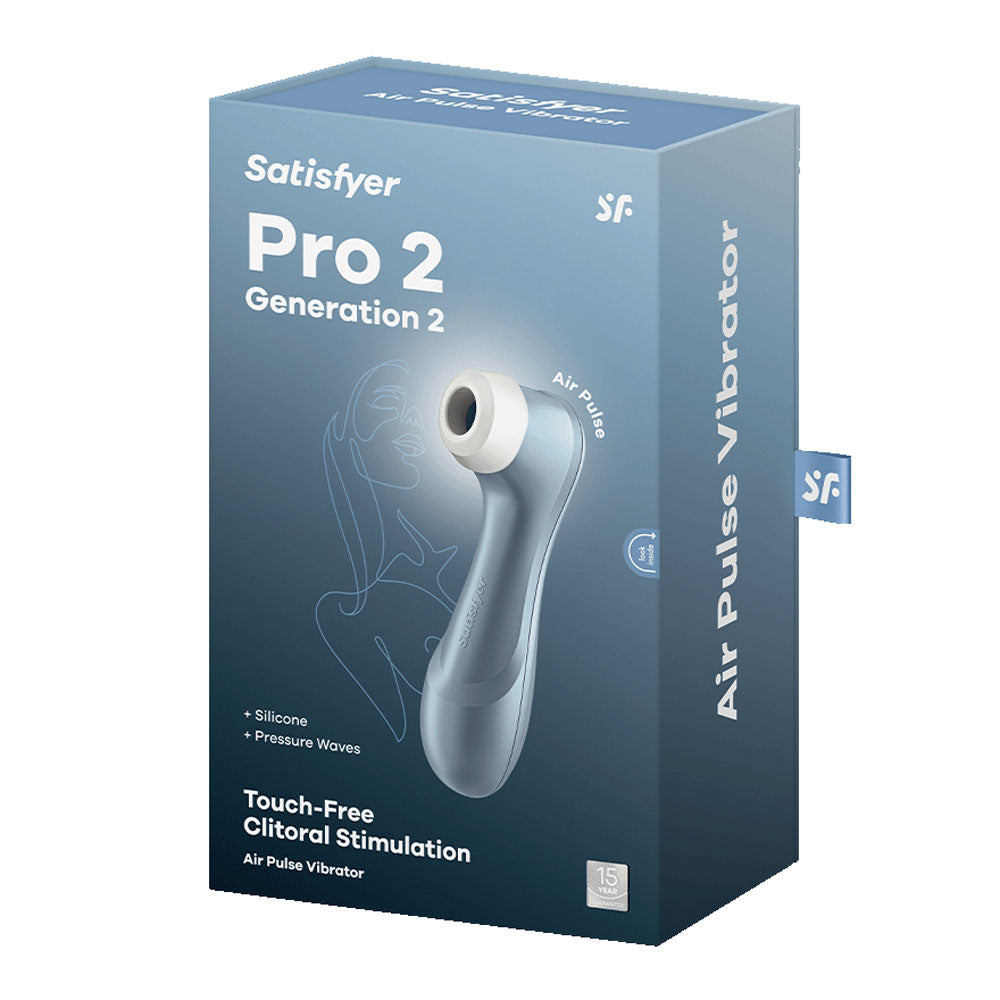 Satisfyer Pro 2 Blue – Air Pulse Clitoral Stimulator with 11 Intensities