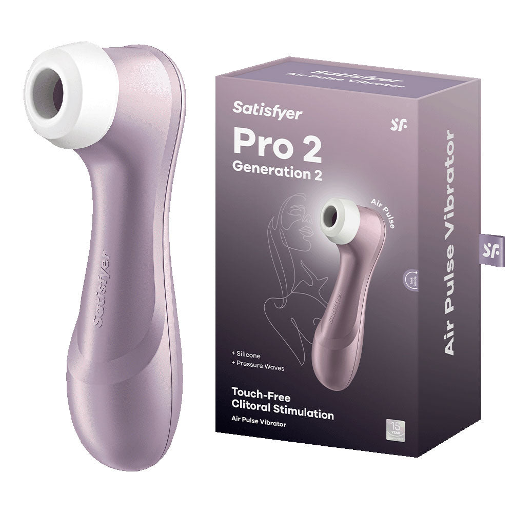 Satisfyer Pro 2 with Air Pulse Technology and Silenced Motors (Purple)
