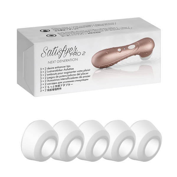 Satisfyer Pro 2 Climax Tips – 5 Replacement Silicone Heads