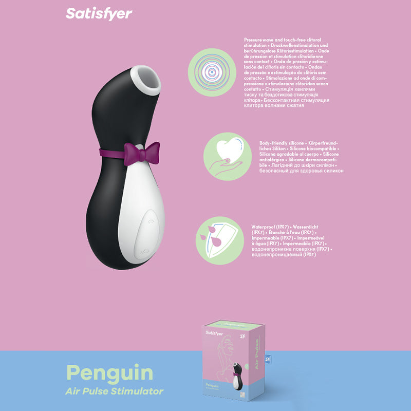 Satisfyer Penguin – Cute Air Pulse Vibrator with 11 Intensities
