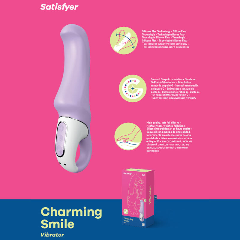 Satisfyer Vibes Charming Smile – Lilac G-Spot Vibrator
