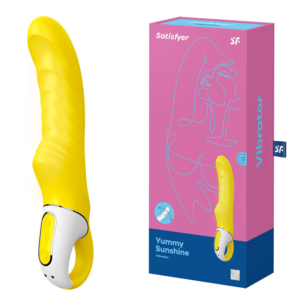 Satisfyer Yummy Sunshine – Ribbed Yellow G-Spot Vibrator