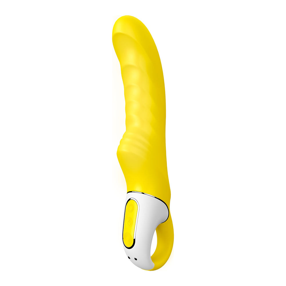 Satisfyer Yummy Sunshine – Ribbed Yellow G-Spot Vibrator