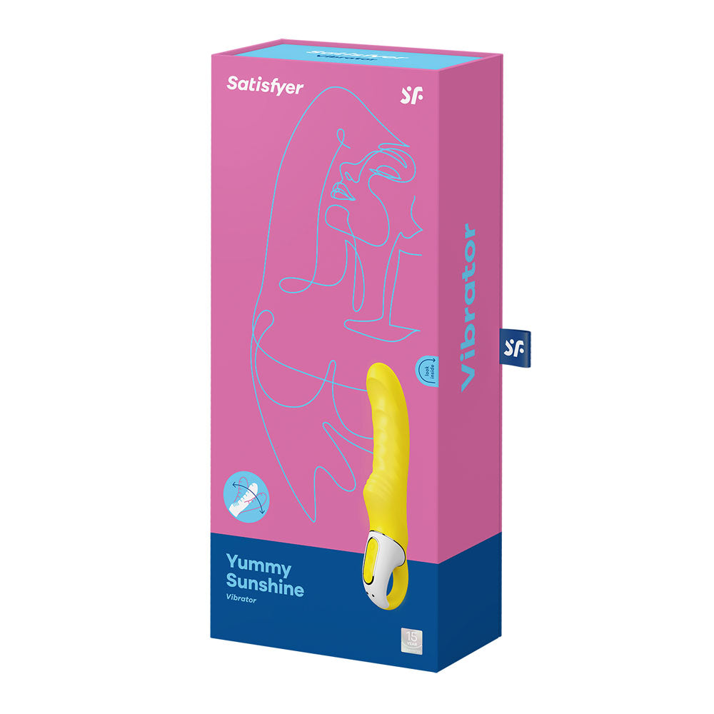 Satisfyer Yummy Sunshine – Ribbed Yellow G-Spot Vibrator