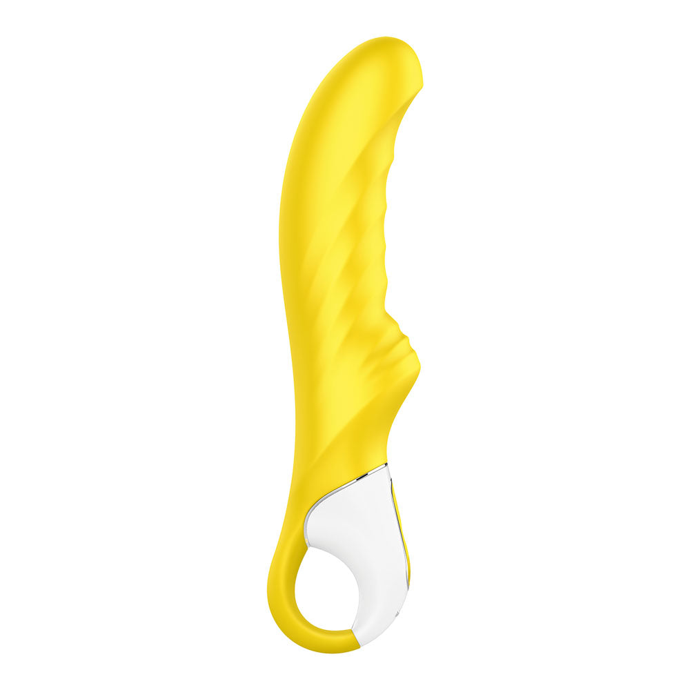 Satisfyer Yummy Sunshine – Ribbed Yellow G-Spot Vibrator