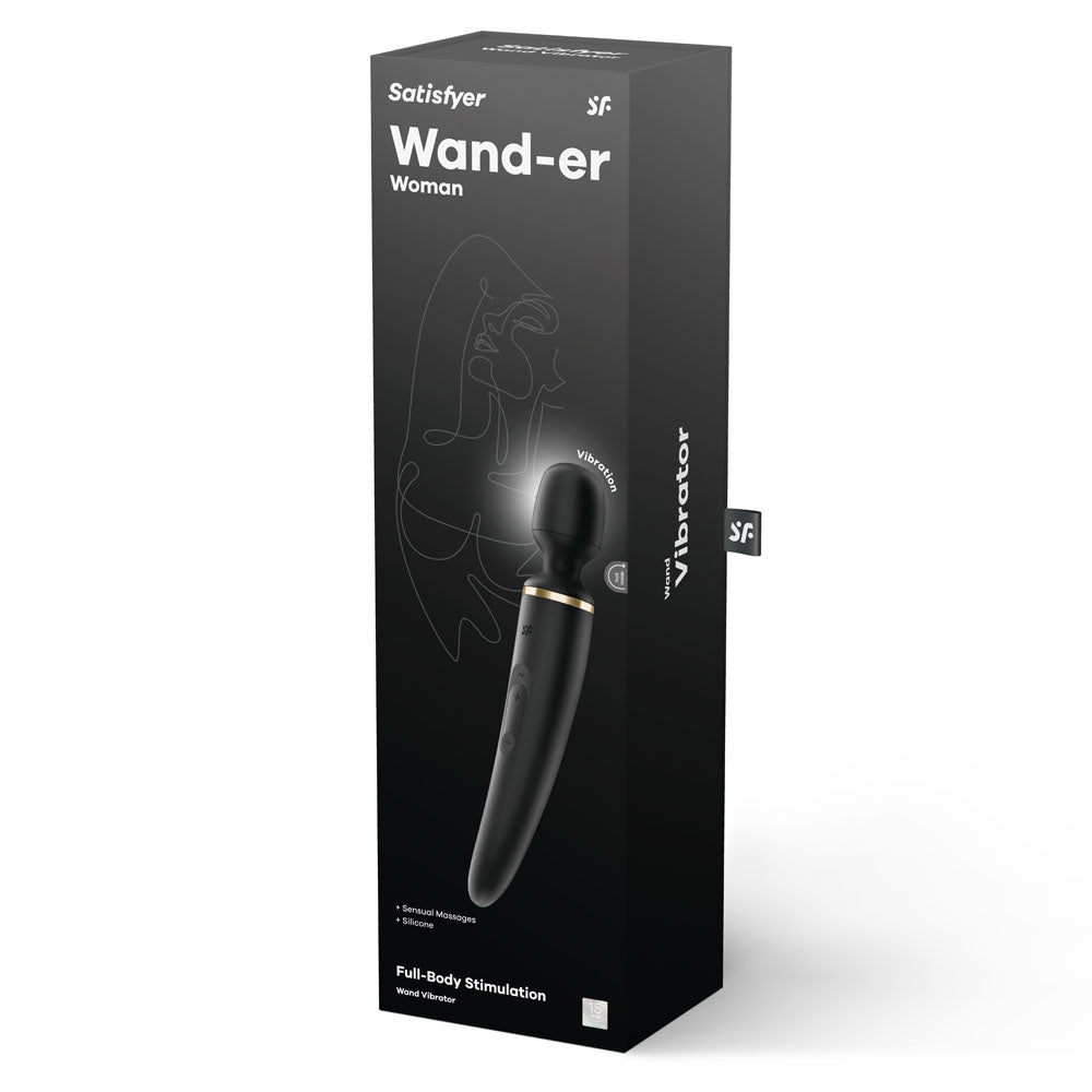 Satisfyer Wand-er Woman Wand Massager - 50 Vibration Settings, Soft Silicone