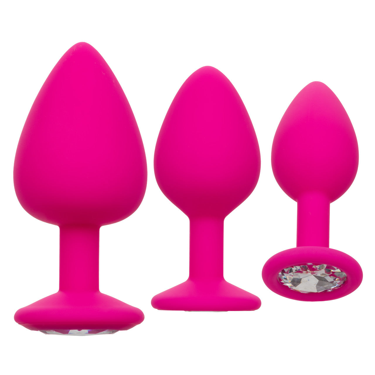 CalExotics Cheeky Gems Set – 3-Piece Graduated Anal Plug Kit