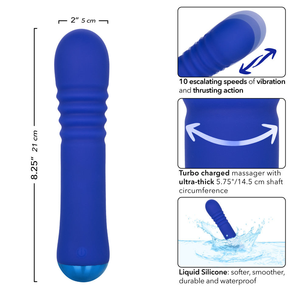 CalExotics Thicc Chubby Thrusting Wand Vibrator – Dual Motor
