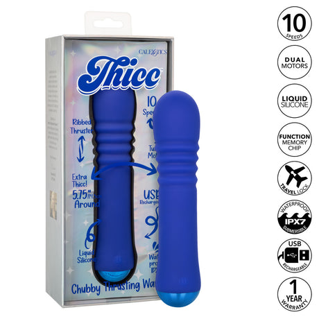 CalExotics Thicc Chubby Thrusting Wand Vibrator – Dual Motor