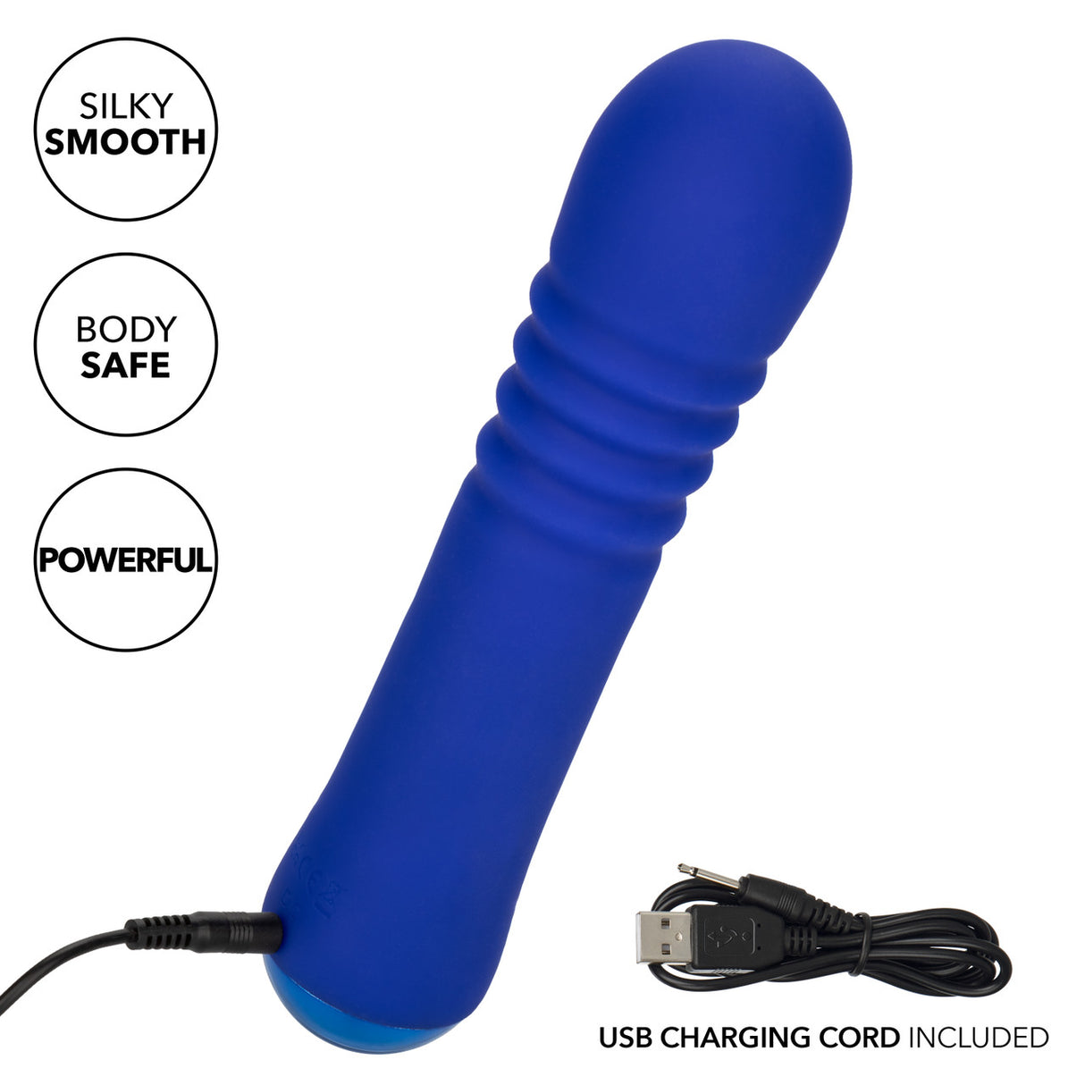 CalExotics Thicc Chubby Thrusting Wand Vibrator – Dual Motor