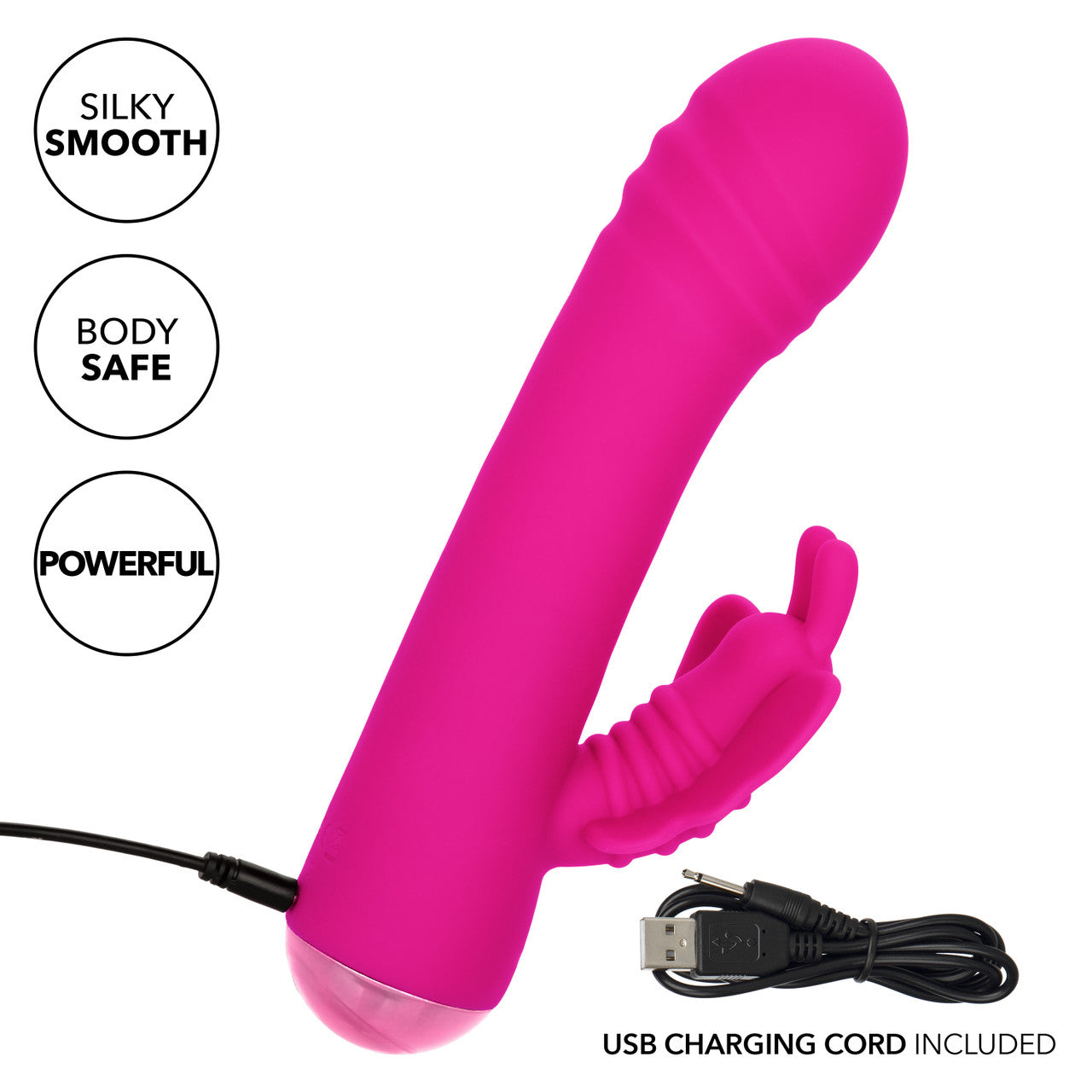 CalExotics Thicc Chubby Rotating Butterfly – Ultra-Thick Triple Motor Rotating Vibrator