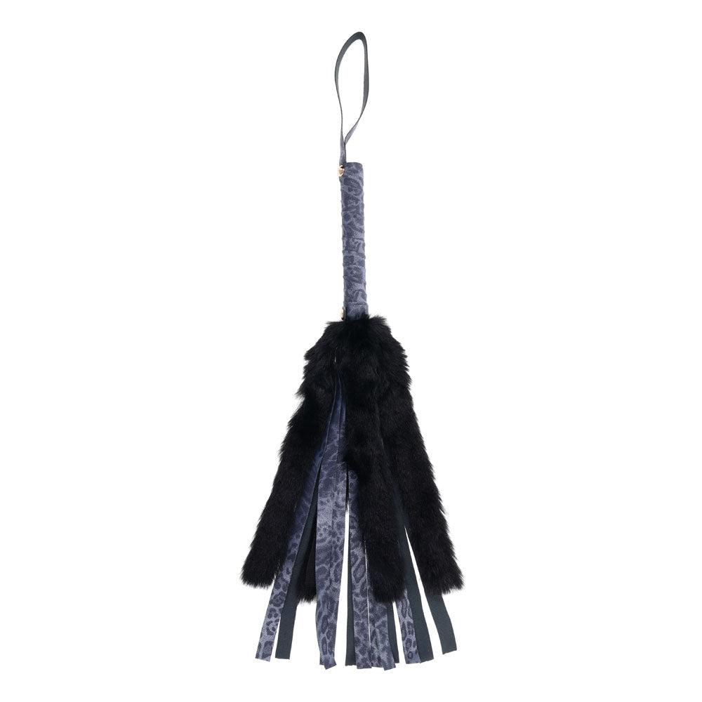 Sex & Mischief Cougar Faux Fur Flogger with Soft Handle