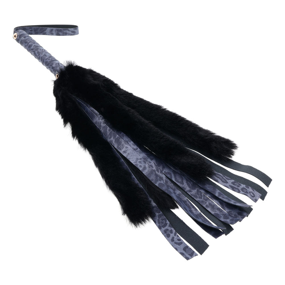 Sex & Mischief Cougar Faux Fur Flogger with Soft Handle