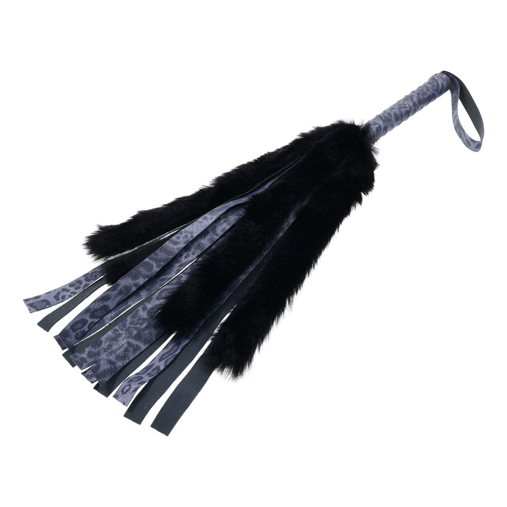 Sex & Mischief Cougar Faux Fur Flogger with Soft Handle