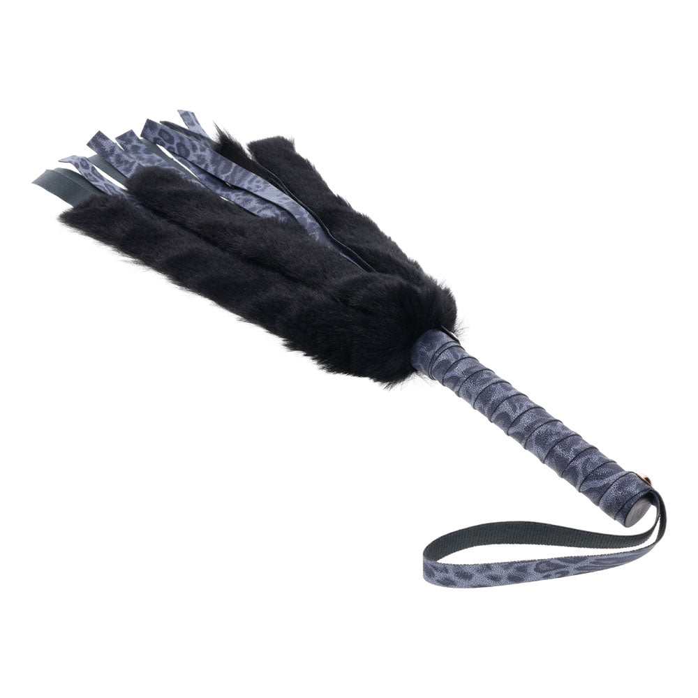 Sex & Mischief Cougar Faux Fur Flogger with Soft Handle