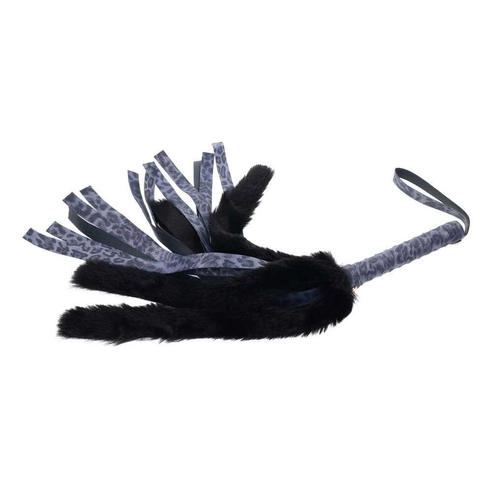Sex & Mischief Cougar Faux Fur Flogger with Soft Handle
