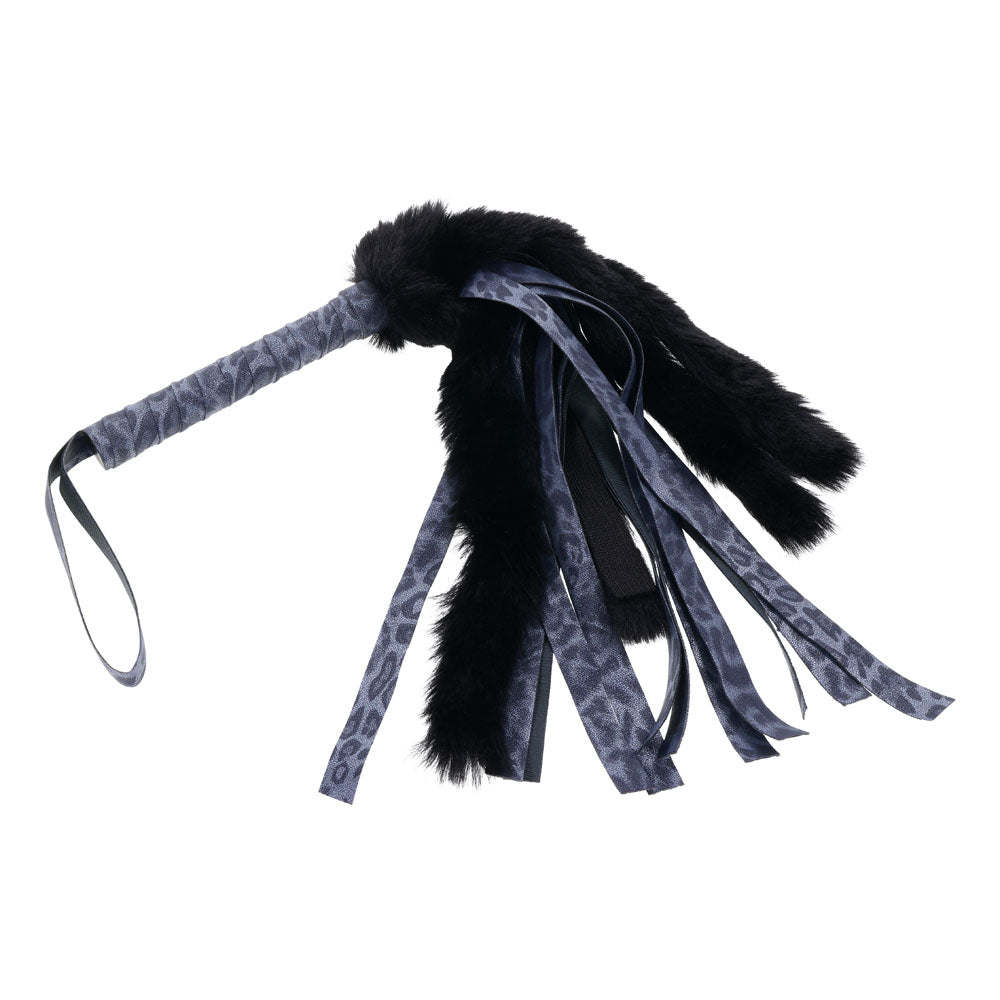 Sex & Mischief Cougar Faux Fur Flogger with Soft Handle
