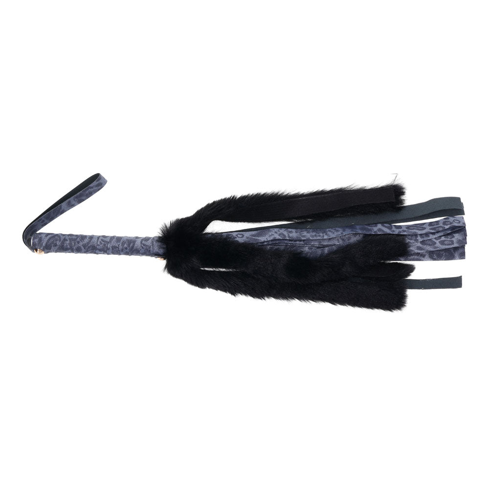 Sex & Mischief Cougar Faux Fur Flogger with Soft Handle