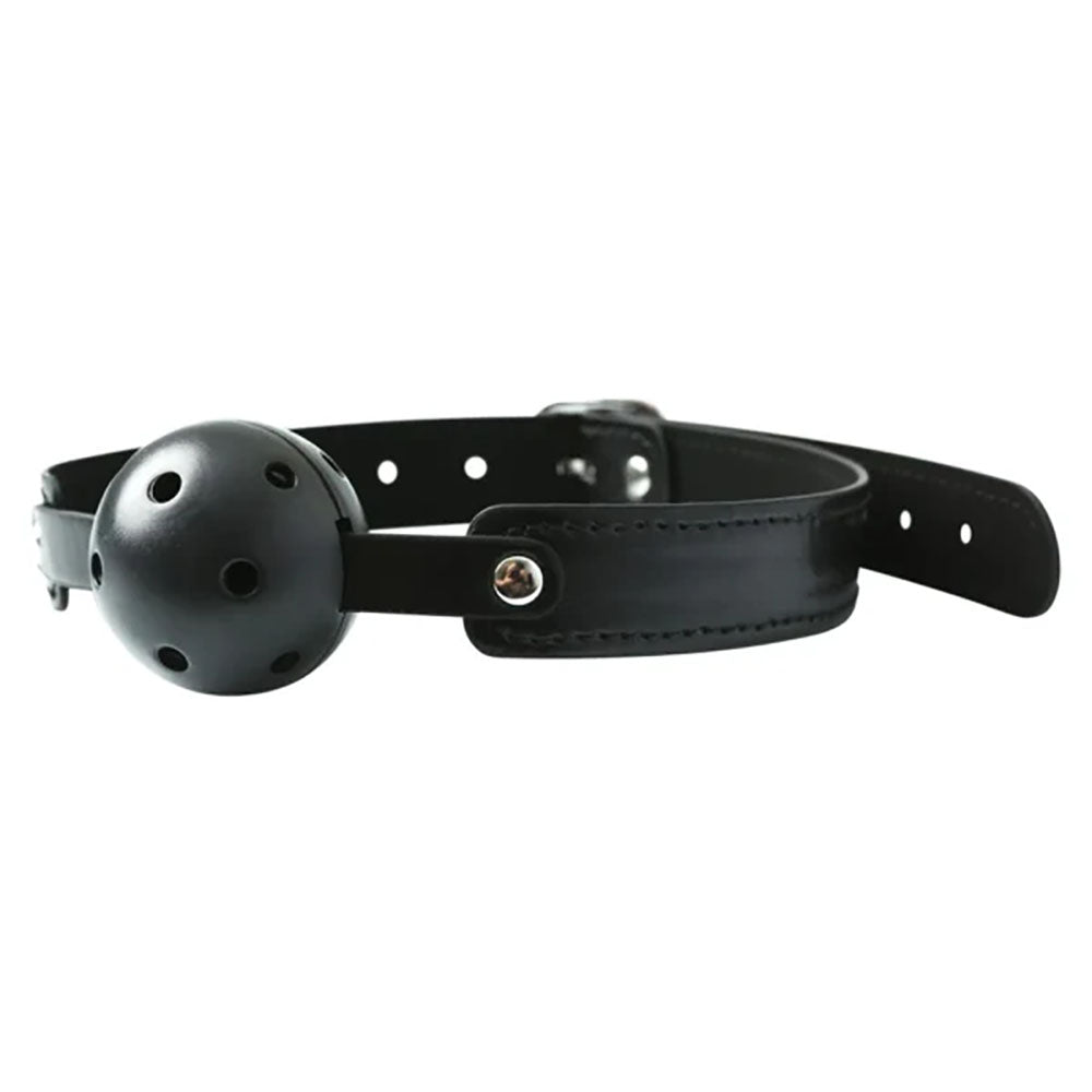 Sex & Mischief Breathable Ball Gag - Breathable Ball with Adjustable Strap