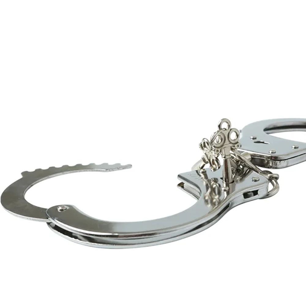 Sex & Mischief Metal Handcuffs – Compact and Sleek