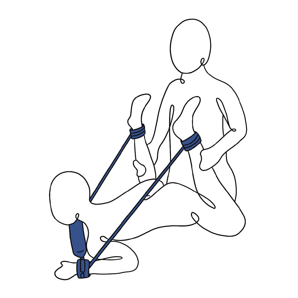 Pivot Connection Kit - Adjustable Cuffs & Tethers for Restraint Play