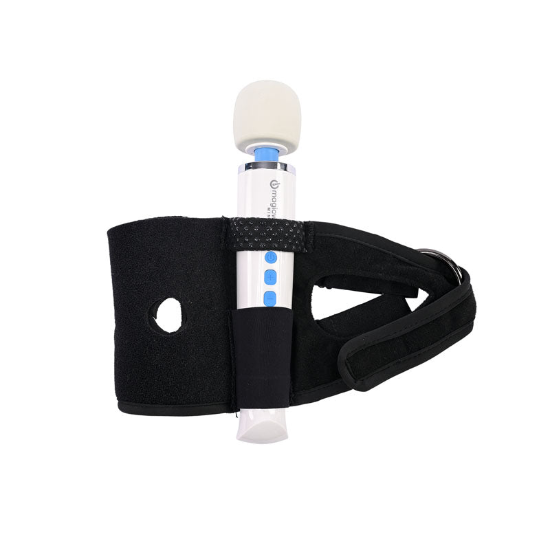 Pivot 2-in-1 Forced-O Strap Thigh Harness for Wand Massagers (Vibrator Not Included)