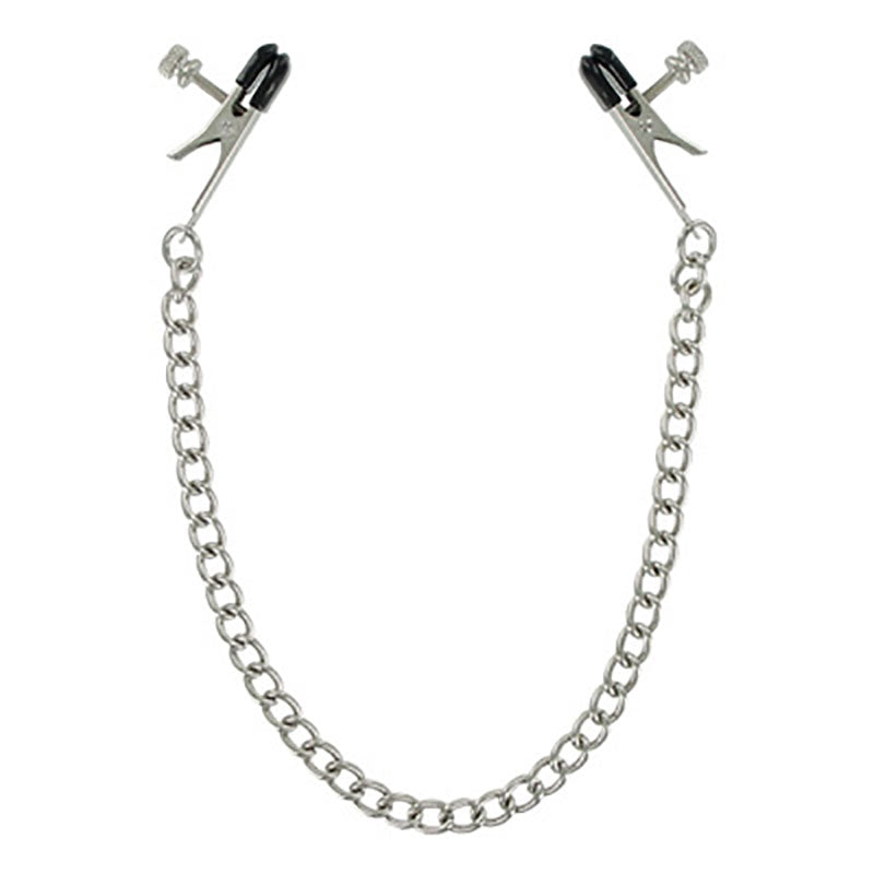 Master Series Ox Bull Nose Adjustable Nipple Clamps with Chain