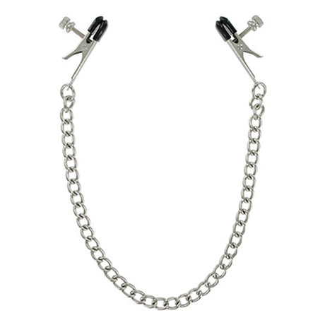 Master Series Ox Bull Nose Adjustable Nipple Clamps with Chain