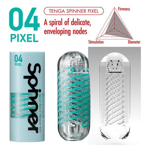 Tenga Spinner 01 Tetra - Spiral Male Masturbation Sleeve with Lube Included