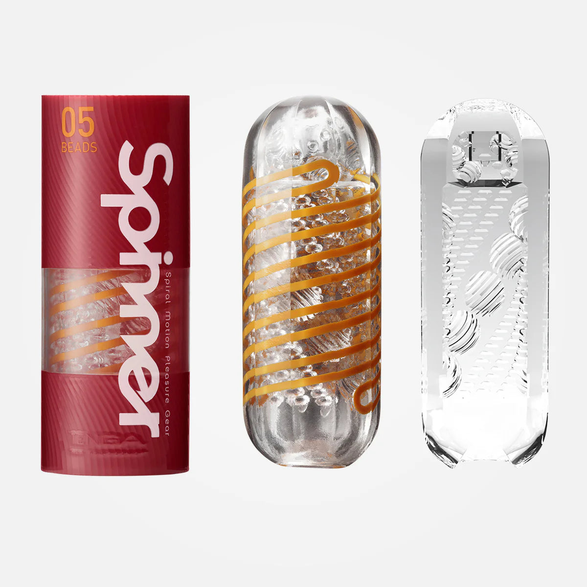 Tenga Spinner 05 Beads - Spiral Male Masturbation Sleeve with Lube Included