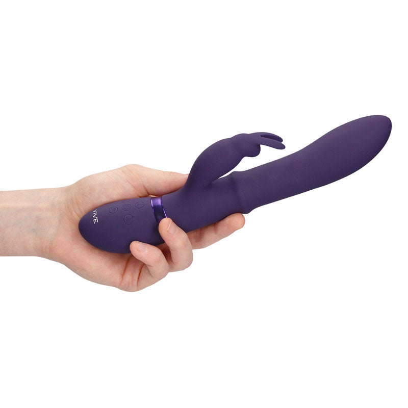 VIVE Halo Rabbit Vibrator with Triple Motors & Moving Ring - Waterproof & Quiet