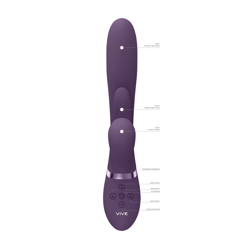 Shots Vive Ena –Thrusting & Rabbit Air Pulse Vibrator