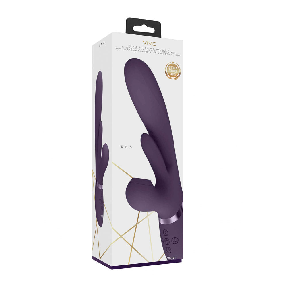 Shots Vive Ena –Thrusting & Rabbit Air Pulse Vibrator