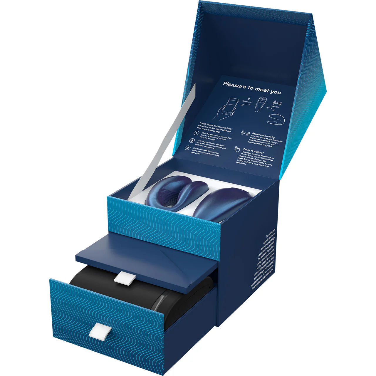 Chorus by We-Vibe - Adjustable Couples Vibrator - App Controlled & Waterproof (Blue)