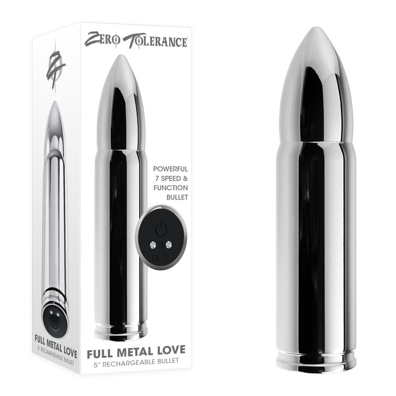 Zero Tolerance Full Metal Love Rechargeable Bullet Vibrator