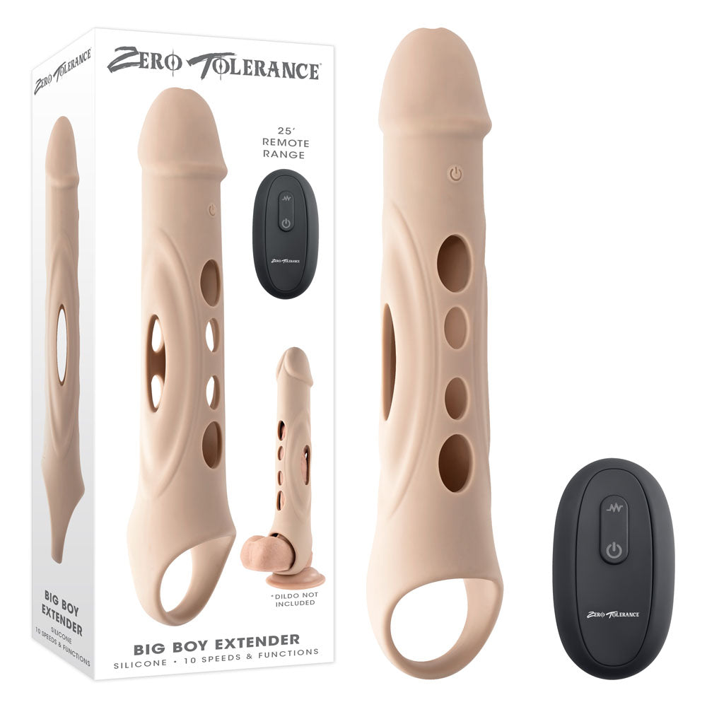 Zero Tolerance Big Boy Extender Vibrating Penis Extension Sleeve