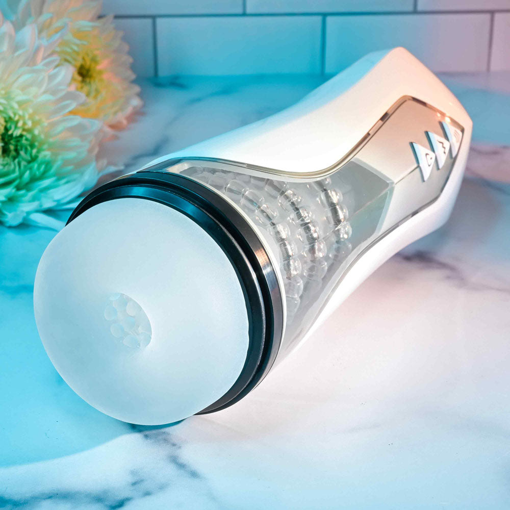 Zero Tolerance Stroking Buddy – Vibrating & Thrusting Masturbator