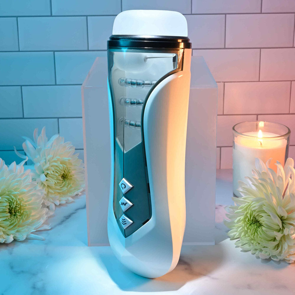 Zero Tolerance Stroking Buddy – Vibrating & Thrusting Masturbator