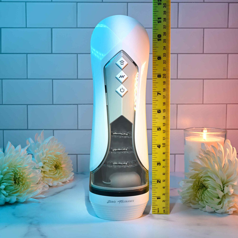 Zero Tolerance Stroking Buddy – Vibrating & Thrusting Masturbator