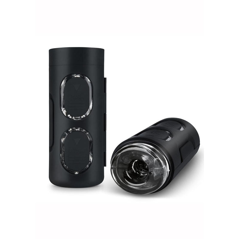 Zolo Strokemeister Masturbator - Squeezable Pads & Non-Slip Grip | Easy to Cleaning