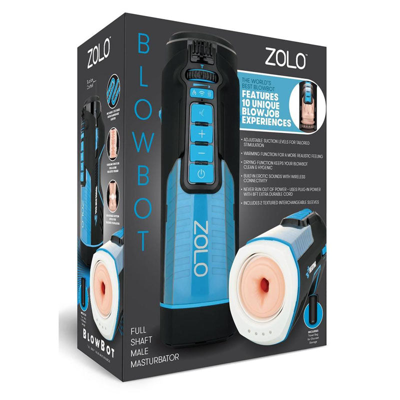 Zolo Blowbot - Warming Function with 10 Suction Modes