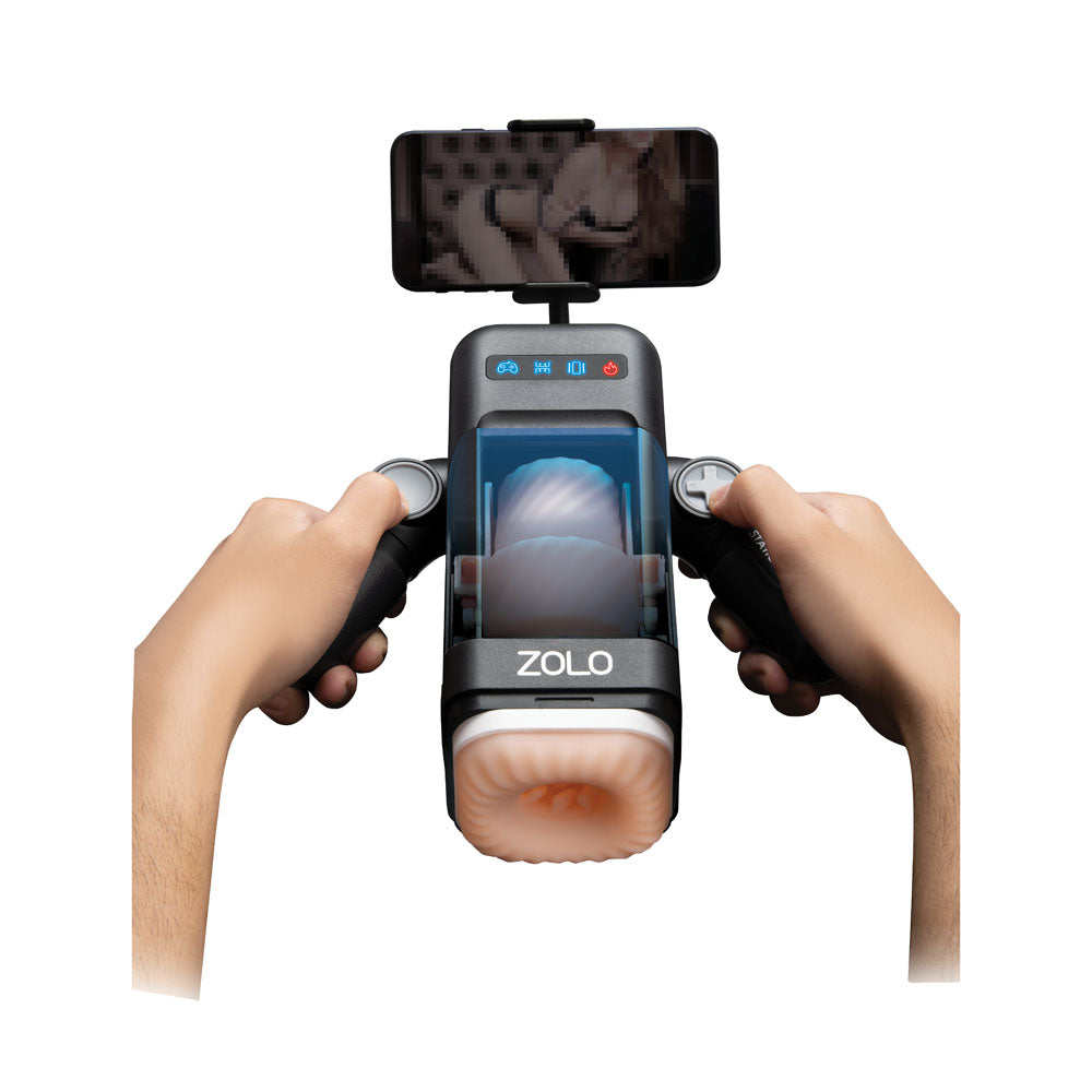 Zolo Blowstation Masturbator - Heating Function + Phone Mount