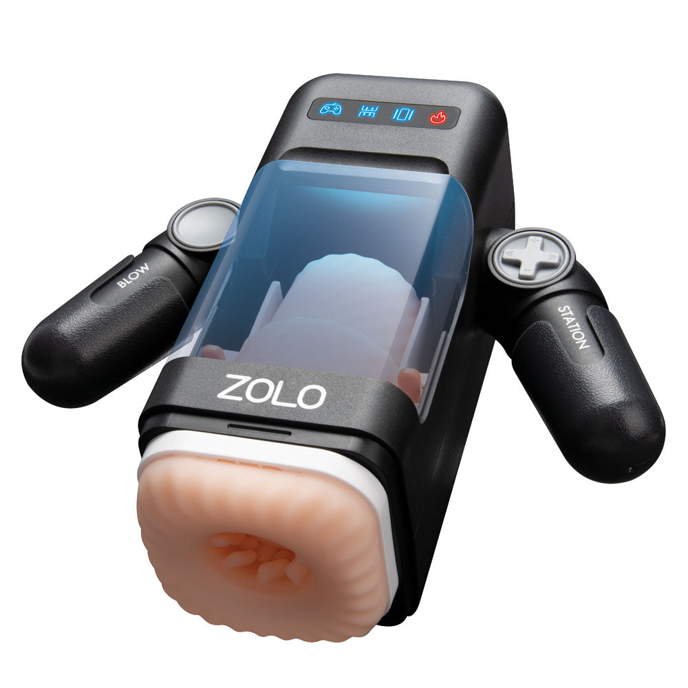 Zolo Blowstation Masturbator - Heating Function + Phone Mount