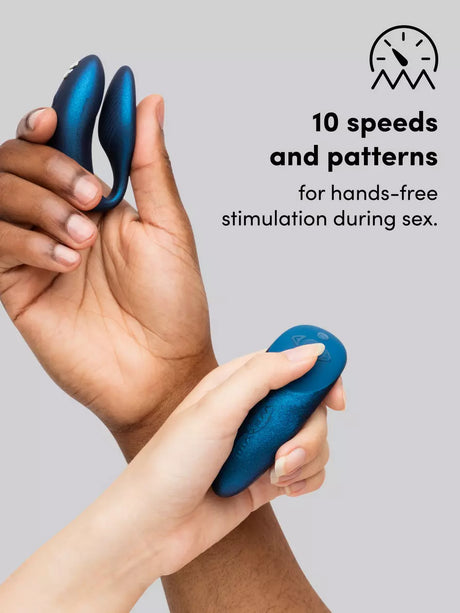 Chorus by We-Vibe - Adjustable Couples Vibrator - App Controlled & Waterproof (Blue)