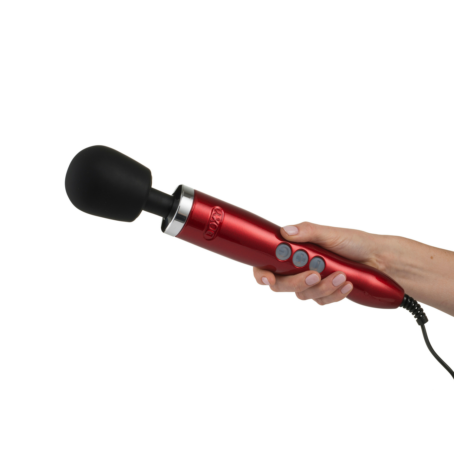 Doxy Die Cast Red – Ultra-Powerful Plug-In Wand Massager