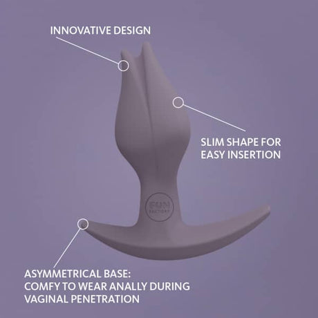 Fun Factory Bootie FEM Slim Anal Plug - Beginner Friendly (Purple)