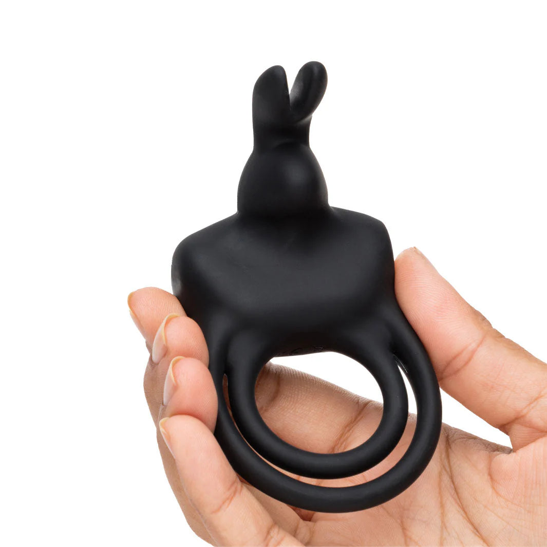 Happy Rabbit Vibrating Rabbit Cock Ring - Dual Rings