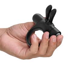 Forto Bunny Vibrating Cockring - Stretchy, Quiet & Waterproof
