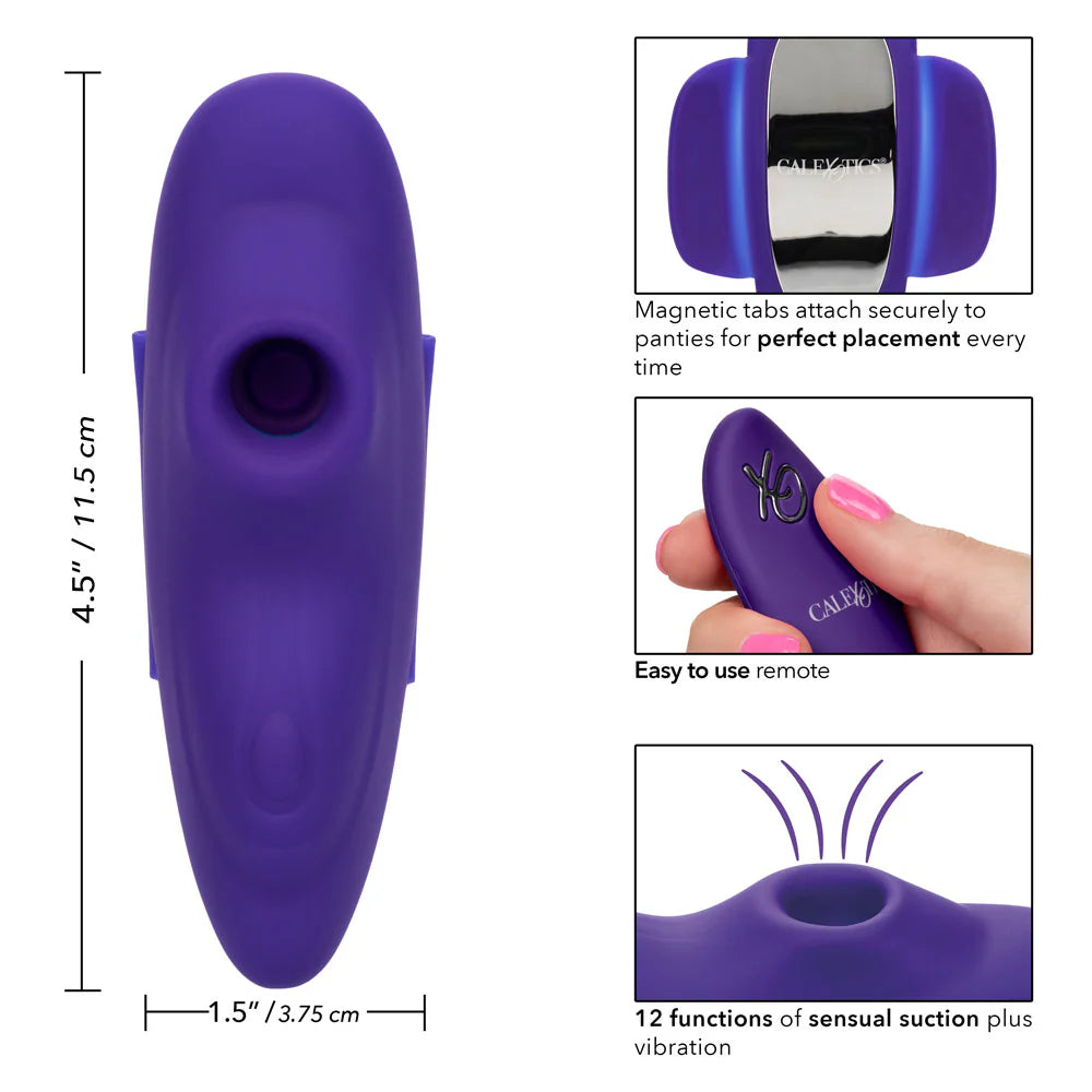 Lock-N-Play Air Pulsating Remote Controlled Panty Teaser / Vibrator